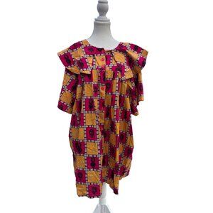 The African Village Vintage Free Size Cotton Dress